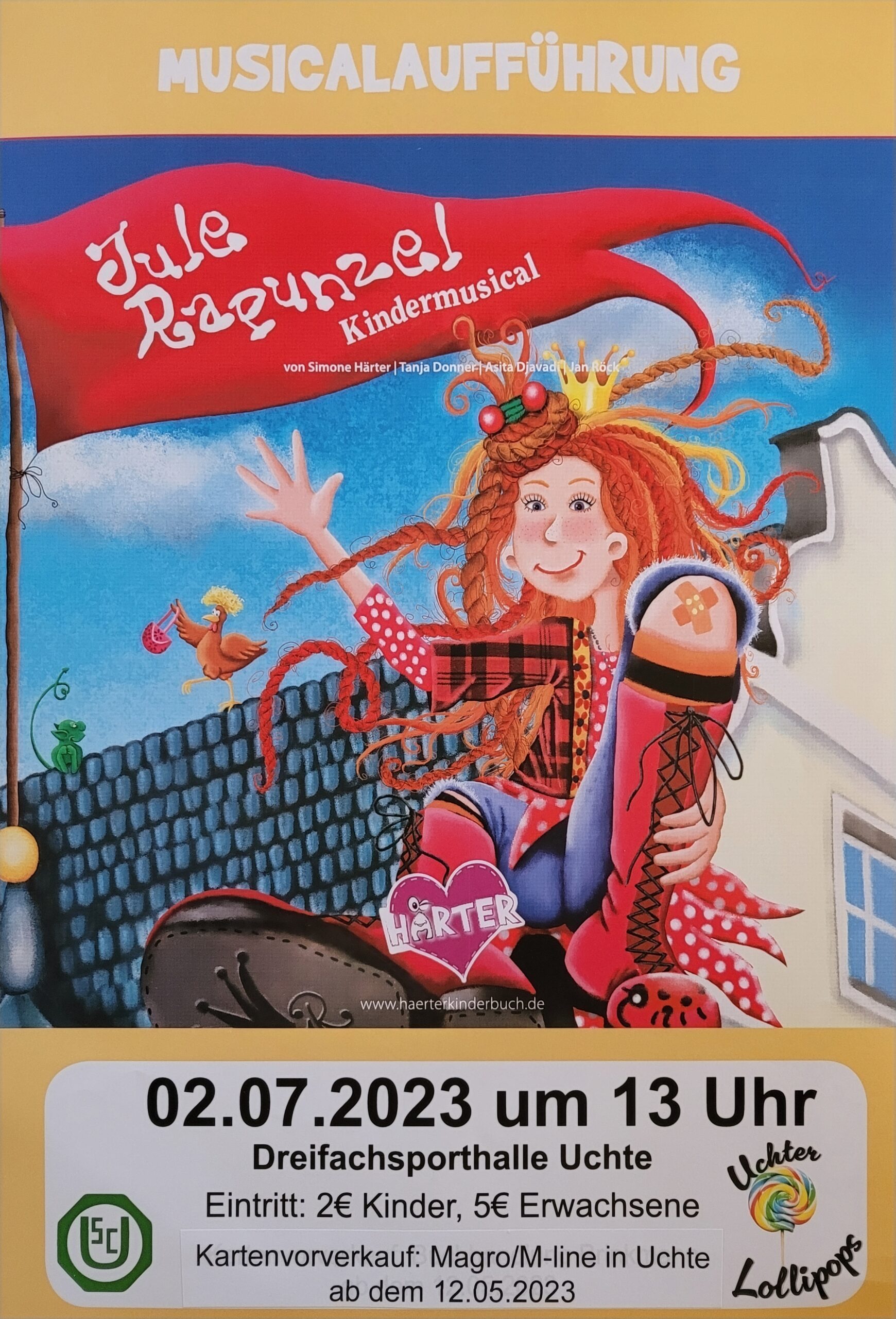 Kindermusical Jule Rapunzel am 02.07.2023
